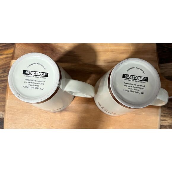 Hershey's Chocolate Galerie Tall Ceramic Mug- Lot of 2 - Picture 2 of 5
